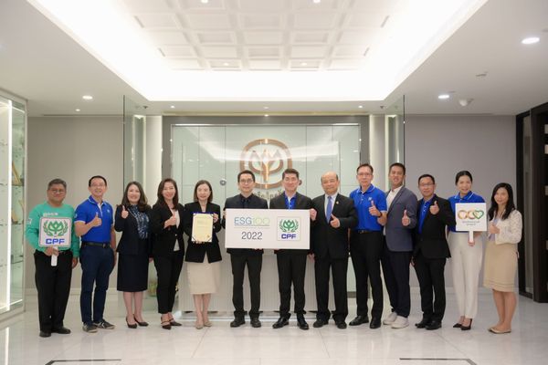 CPF ติดอันดับบริษัทกลุ่มหลักทรัพย์ ESG100 ปีที่ 6 