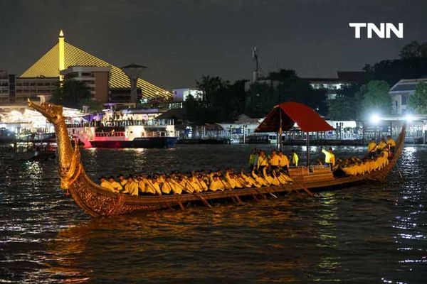 อัญเชิญ “เรือพระที่นั่งสุพรรณหงส์” ลงน้ำเตรียมการจัดขบวนพยุหยาตราทางชลมารค