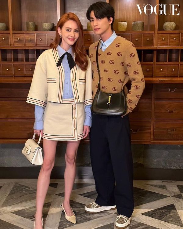 'กลัฟ คณาวุฒิ - ใหม่ ดาวิกา'!! หล่อสวยสุดคูลร่วมดินเนอร์ต้อนรับ ก่อนชมโชว์ GUCCI ที่กรุงโซล