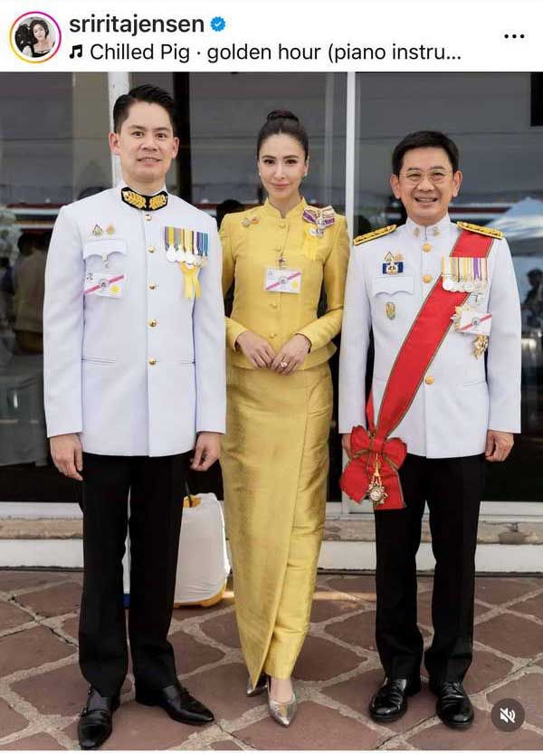 ศรีริต้า-กรณ์ ปลื้ม!ร่วม พระราชพิธีทรงบำเพ็ญพระราชกุศลถวายผ้าพระกฐิน