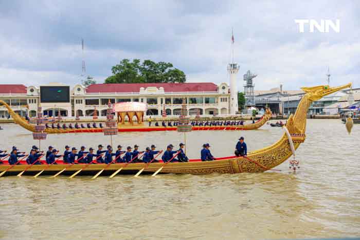 กองทัพเรือเตรียมความพร้อม ผูกทุ่นประกอบกาพย์เห่เรือเฉลิมพระเกียรติในหลวง