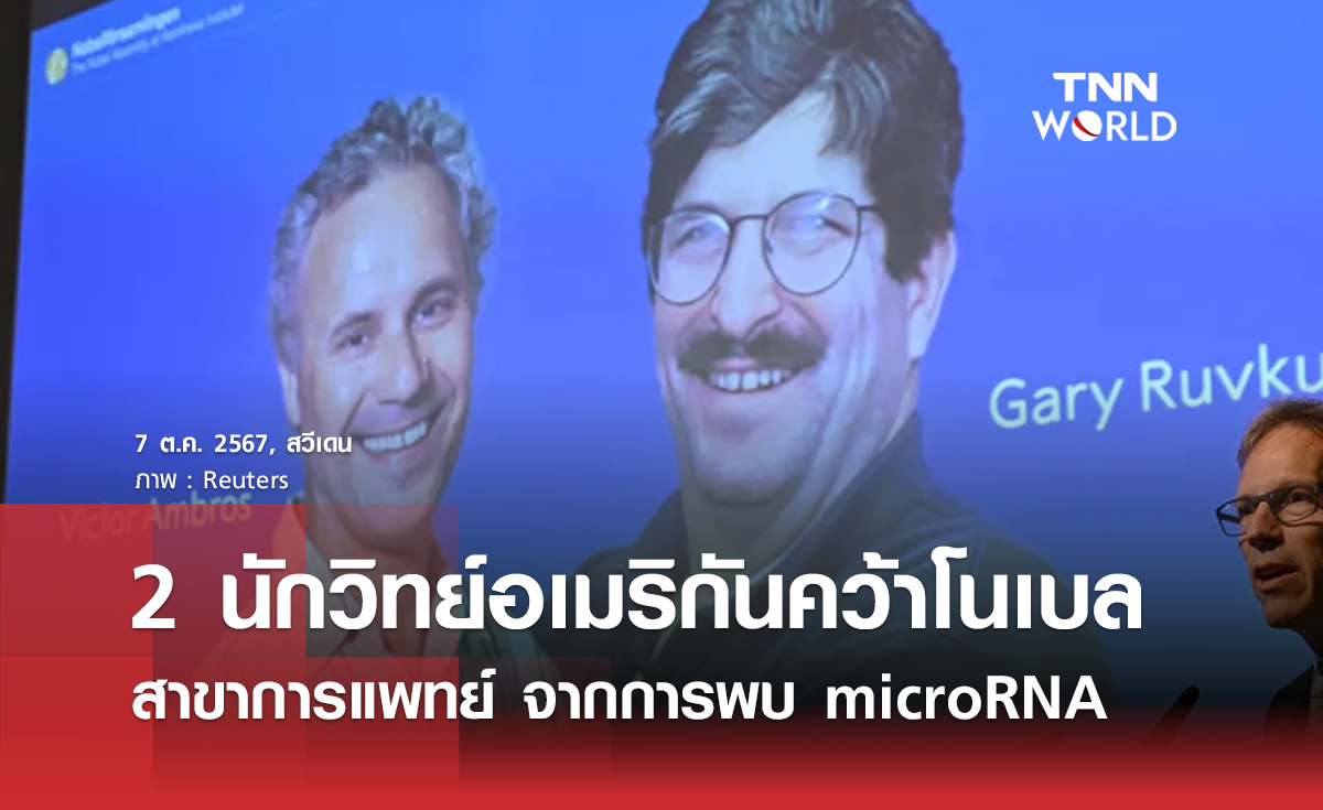 2 นักวิทย์อเมริกันคว้าโนเบล สาขาการแพทย์ จากการพบ microRNA