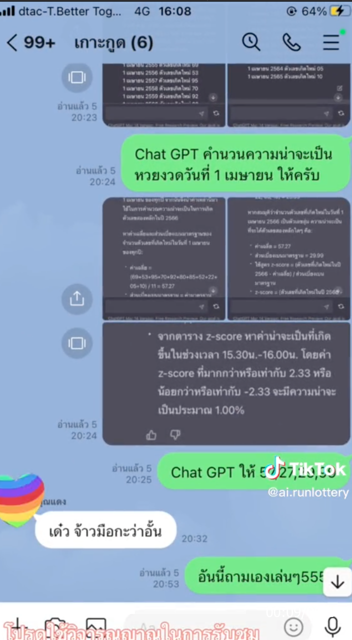 หลวงปู่ AI ! หนุ่มใช้ ChatGPT คำนวนหวยงวด 1 เม.ย.ได้ 99 แม่นเป๊ะเว่อร์