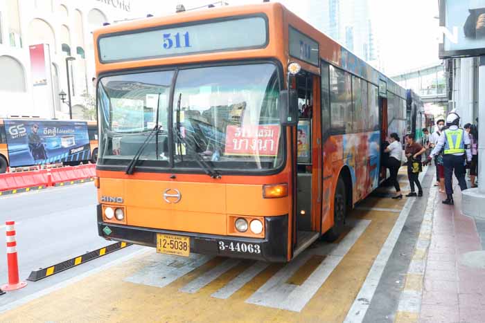 Bus Lane ราชประสงค์ แก้ปัญหารถจอดแช่หน้าป้ายรถเมล์