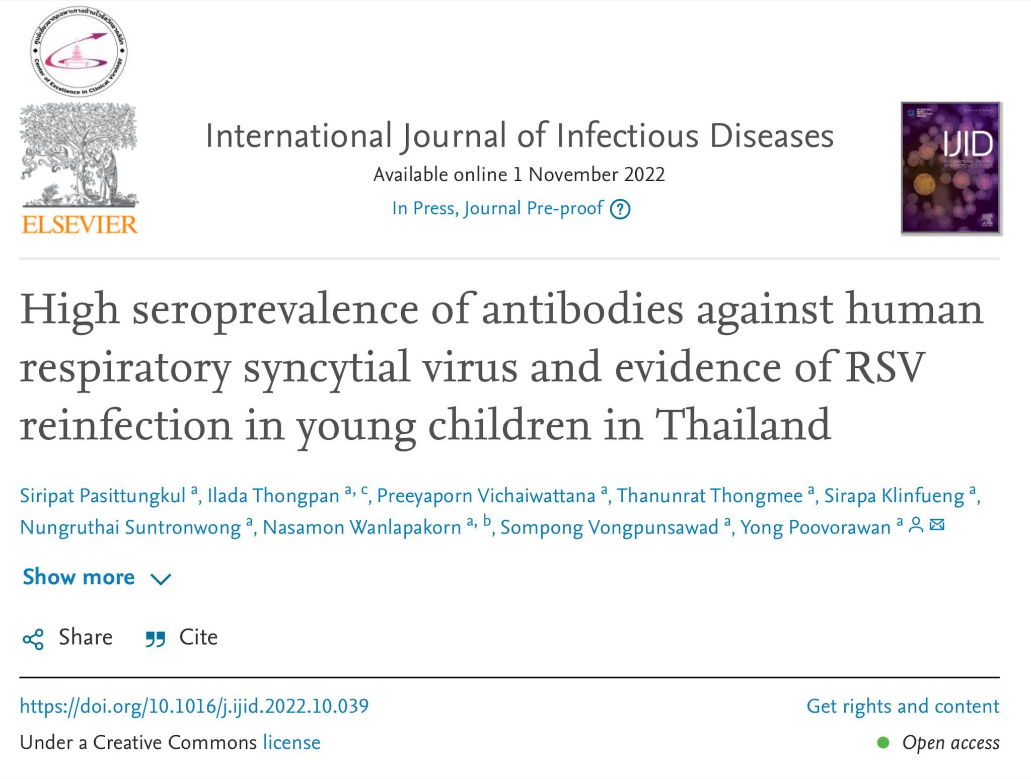 RSV ในเด็กไทย มีอุบัติการณ์การติดเชื้อที่สูง เป็นแล้วเป็นซ้ำได้