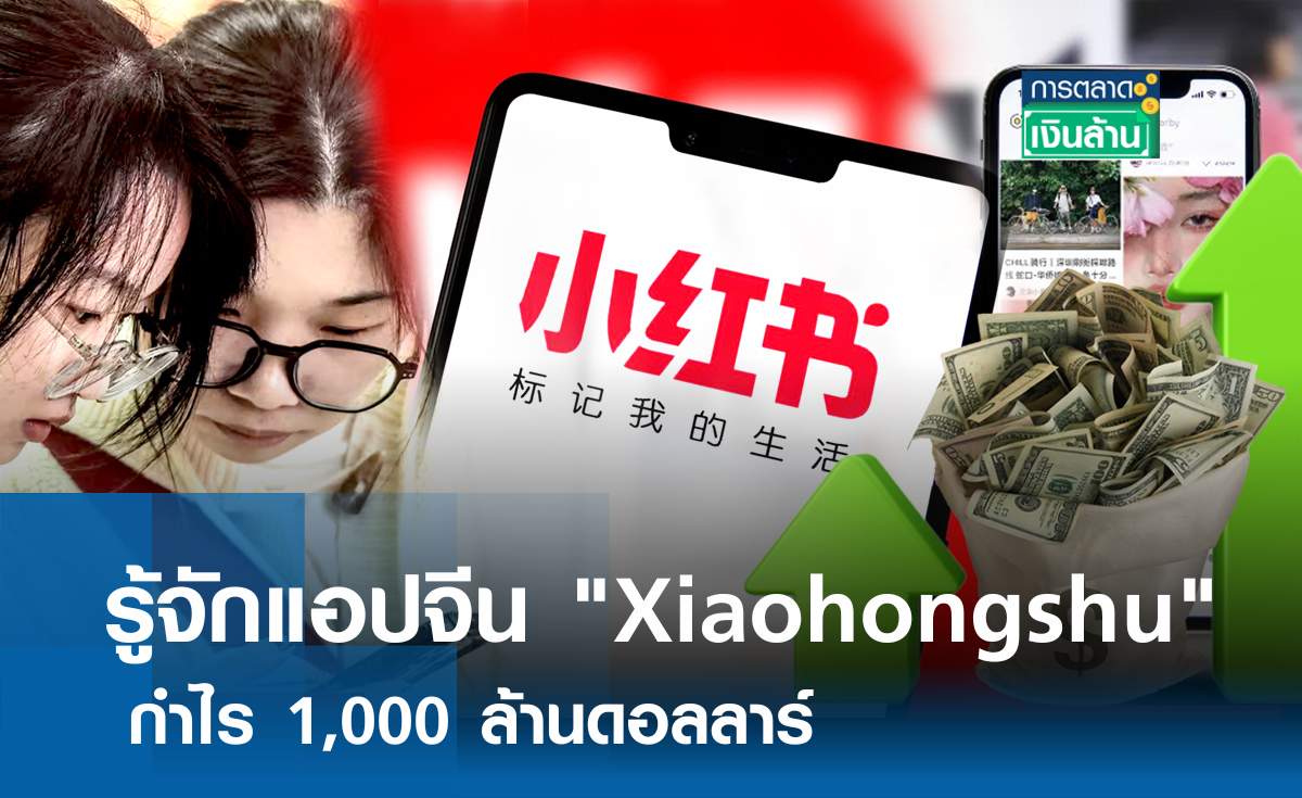 รู้จักแอปจีน Xiaohongshu กำไร 1,000 ล้านดอลลาร์ l การตลาดเงินล้าน