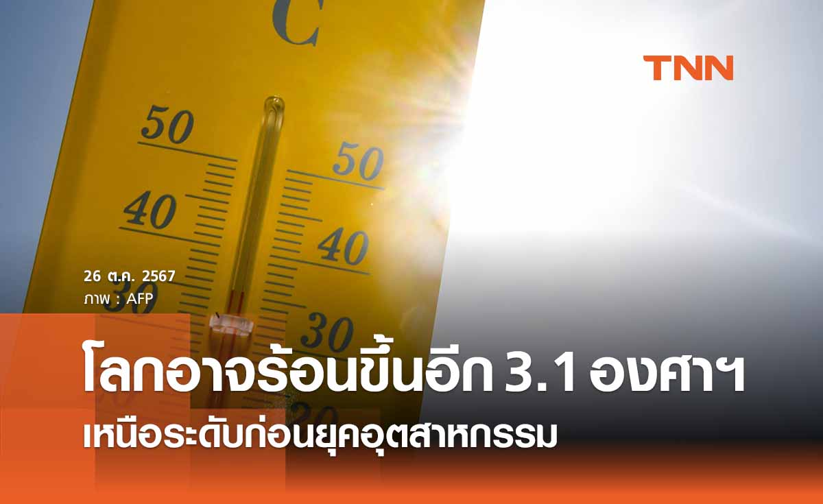 UN เตือนโลกจะร้อนขึ้นอีก 3.1 องศาฯ หากนานาชาติไม่ยกระดับแก้ปัญหา