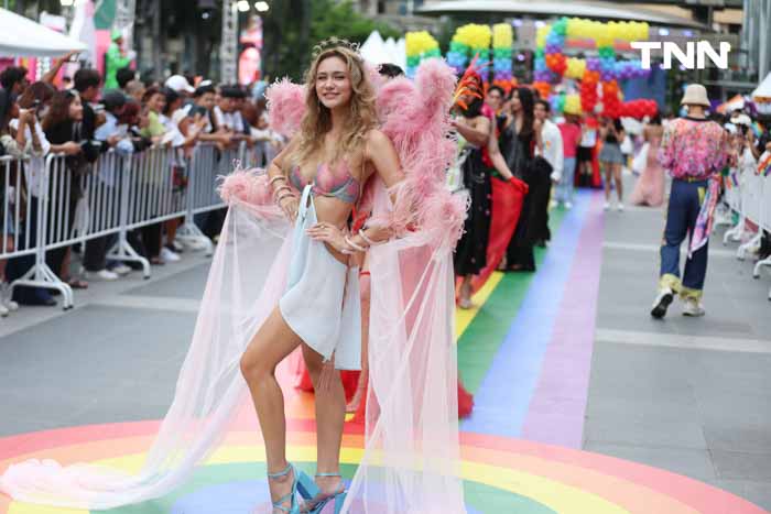 LGBTQIAN+ คนดังกว่า 500 ชีวิต บน Rainbow Runway ยาว 80 เมตร ร่วมฉลอง Pride Month