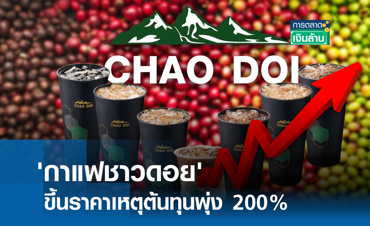 'กาแฟชาวดอย' ขึ้นราคาเหตุต้นทุนพุ่ง 200% l การตลาดเงินล้าน