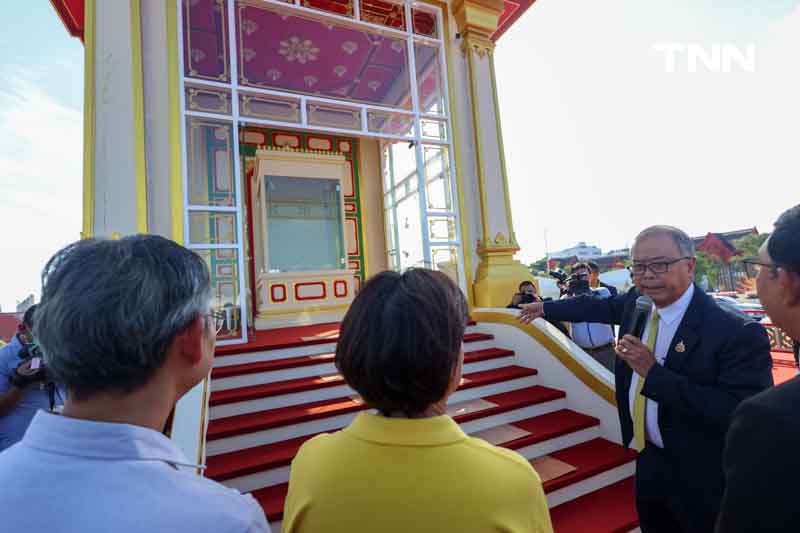 เตรียมสถานที่อัญเชิญ “พระเขี้ยวแก้ว” สานสัมพันธ์การทูตไทย - จีน