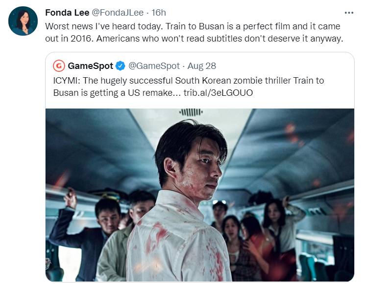 ชาวเกาหลีค้านฮอลลีวูด! หนัง Train to Busan ดีอยู่แล้ว ไม่ควรนำไปรีเมค