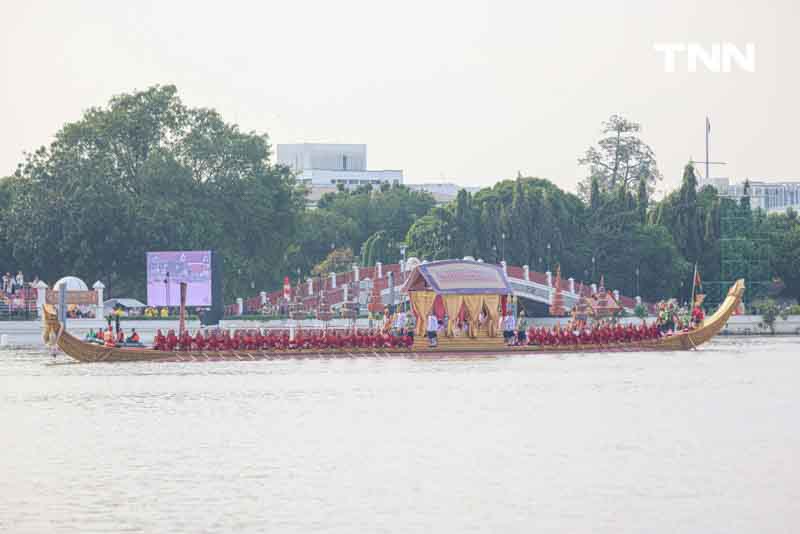 ซ้อมใหญ่เสมือนจริงครั้งแรก ขบวนพยุหยาตราทางชลมารค ในพระราชพิธีเสด็จพระราชดำเนินถวายผ้าพระกฐิน ณ วัดอรุณราชวรารามราชวรวิหาร 