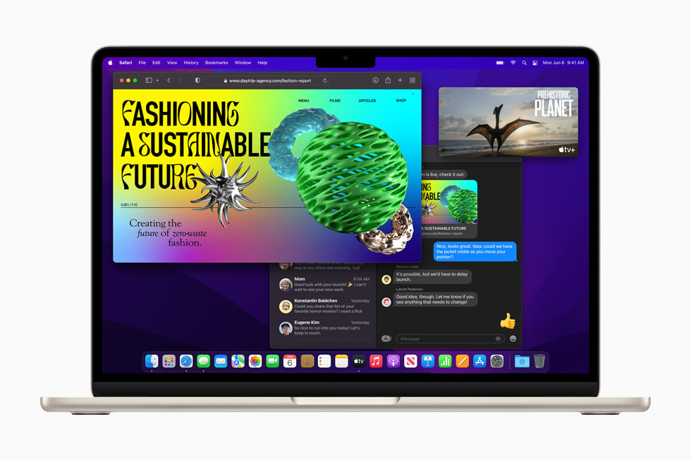เปิดตัว MacBook Air ใหม่ มาพร้อมชิป M2 ทรงประสิทธิภาพ ภายใต้ดีไซน์บางเบา เปิดตัว MacBook Air ใหม่ มาพร้อมชิป M2 ทรงประสิทธิภาพ ภายใต้ดีไซน์บางเบา