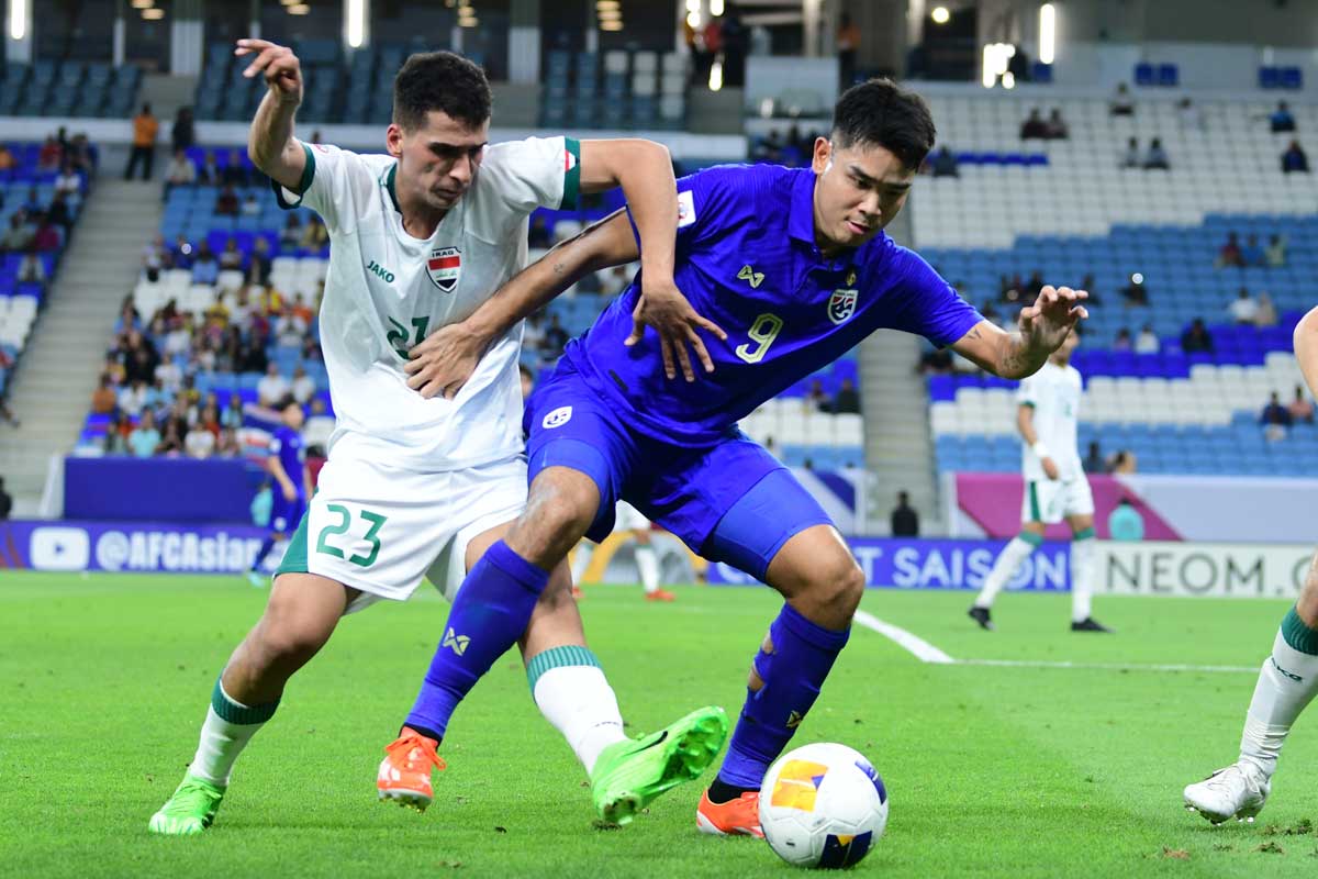 'ช้างศึกU23' ประเดิมสวย อัด 'อิรัก' 2-0 ศึกชิงแชมป์เอเชีย