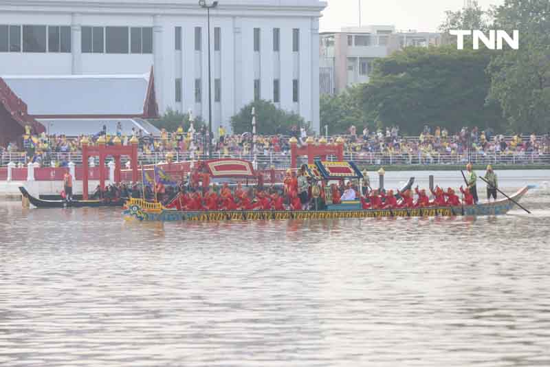 ซ้อมใหญ่เสมือนจริงครั้งแรก ขบวนพยุหยาตราทางชลมารค ในพระราชพิธีเสด็จพระราชดำเนินถวายผ้าพระกฐิน ณ วัดอรุณราชวรารามราชวรวิหาร 