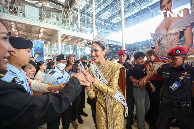 “โอปอล” กลับถึงประเทศไทย ภูมิใจตนเองทำหน้าที่ได้ดีที่สุดแล้ว