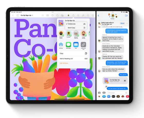 iPadOS 16 เปลี่ยนหน้าจอเล็ก ๆ ให้ทำงานได้ในทุกแบบ iPadOS 16 เปลี่ยนหน้าจอเล็ก ๆ ให้ทำงานได้ในทุกแบบ