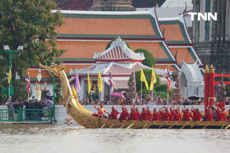 ซ้อมใหญ่เสมือนจริงครั้งแรก ขบวนพยุหยาตราทางชลมารค ในพระราชพิธีเสด็จพระราชดำเนินถวายผ้าพระกฐิน ณ วัดอรุณราชวรารามราชวรวิหาร 