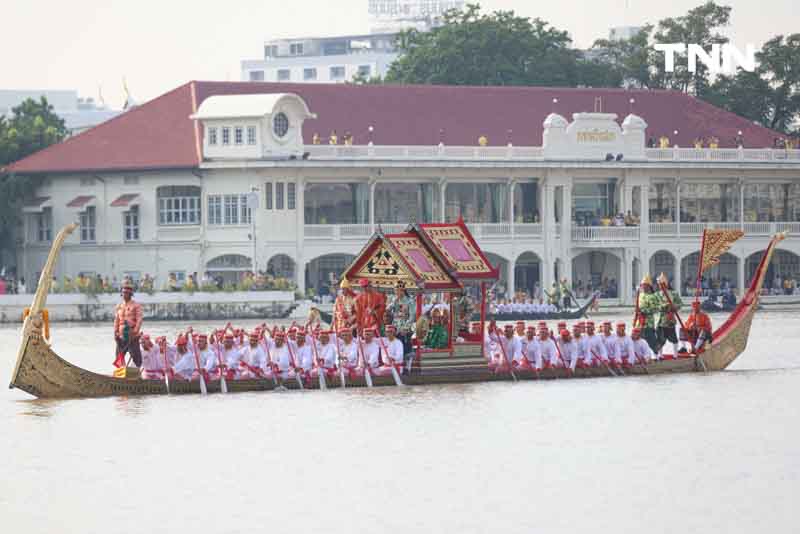 ซ้อมใหญ่เสมือนจริงครั้งแรก ขบวนพยุหยาตราทางชลมารค ในพระราชพิธีเสด็จพระราชดำเนินถวายผ้าพระกฐิน ณ วัดอรุณราชวรารามราชวรวิหาร 