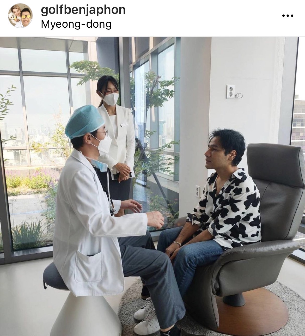 กอล์ฟ เบญจพล อัปเดตหลังเสริมหล่อ ถูกโทรศัพท์แกงหนัก จำหน้าไม่ได้?! กอล์ฟ เบญจพล อัปเดตหลังเสริมหล่อ ถูกโทรศัพท์แกงหนัก จำหน้าไม่ได้?!