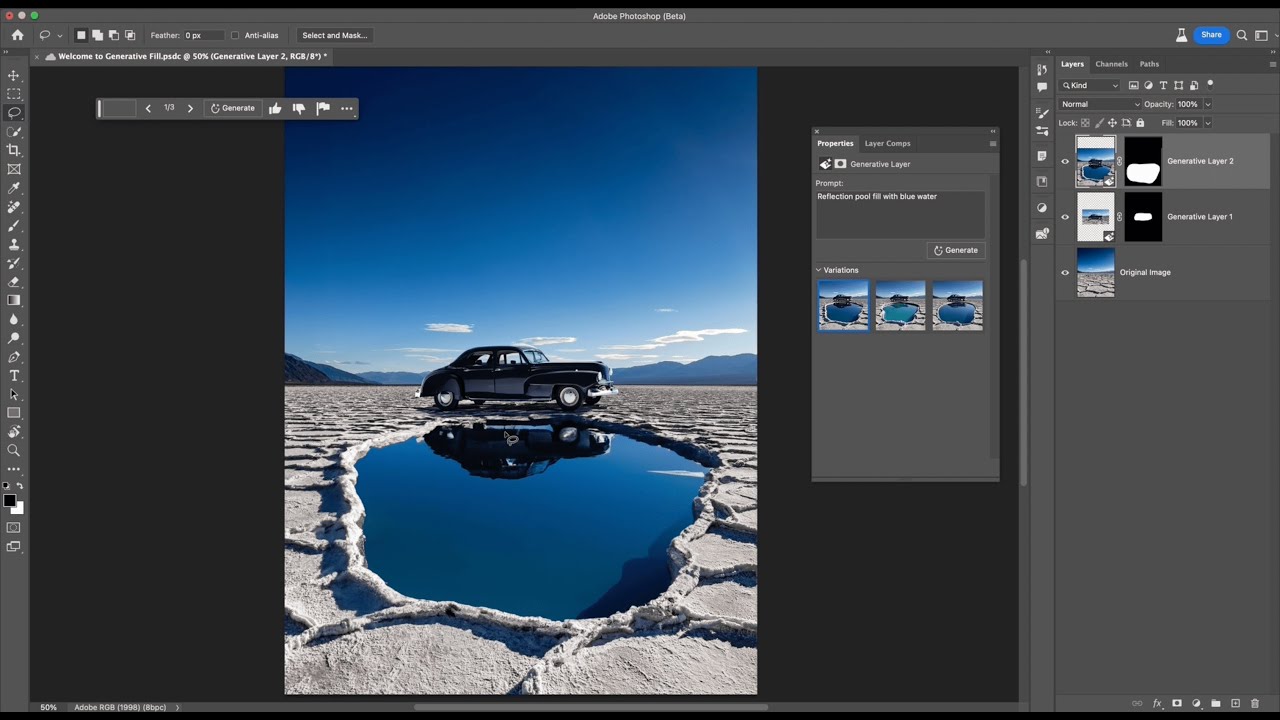 Adobe เปิดให้ใช้เครื่องมือ AI 'Generative Fill' เติมเต็มภาพให้สมบูรณ์