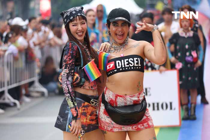 LGBTQIAN+ คนดังกว่า 500 ชีวิต บน Rainbow Runway ยาว 80 เมตร ร่วมฉลอง Pride Month