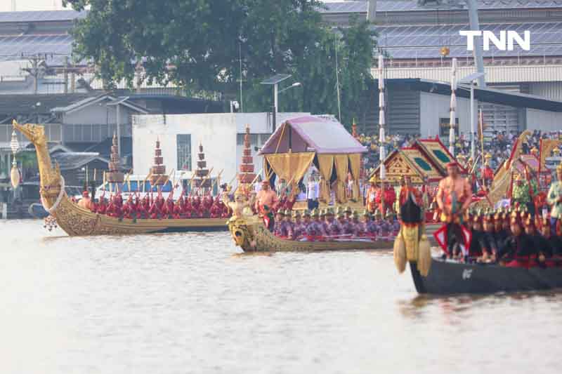 ซ้อมใหญ่เสมือนจริงครั้งแรก ขบวนพยุหยาตราทางชลมารค ในพระราชพิธีเสด็จพระราชดำเนินถวายผ้าพระกฐิน ณ วัดอรุณราชวรารามราชวรวิหาร 