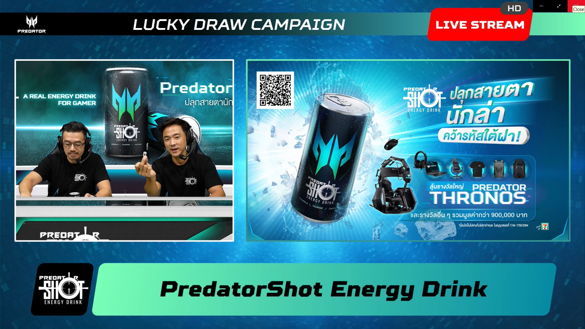 Acer เปิดตัวเครื่องดื่ม Energy Drink “PredatorShot” เจาะกลุ่มเกมเมอร์