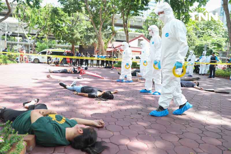 สพฐ.ตร. ซ้อมพิสูจน์เอกลักษณ์บุคคล ทบทวนขั้นตอนเตรียมพร้อมรับมือเหตุภัยพิบัติ