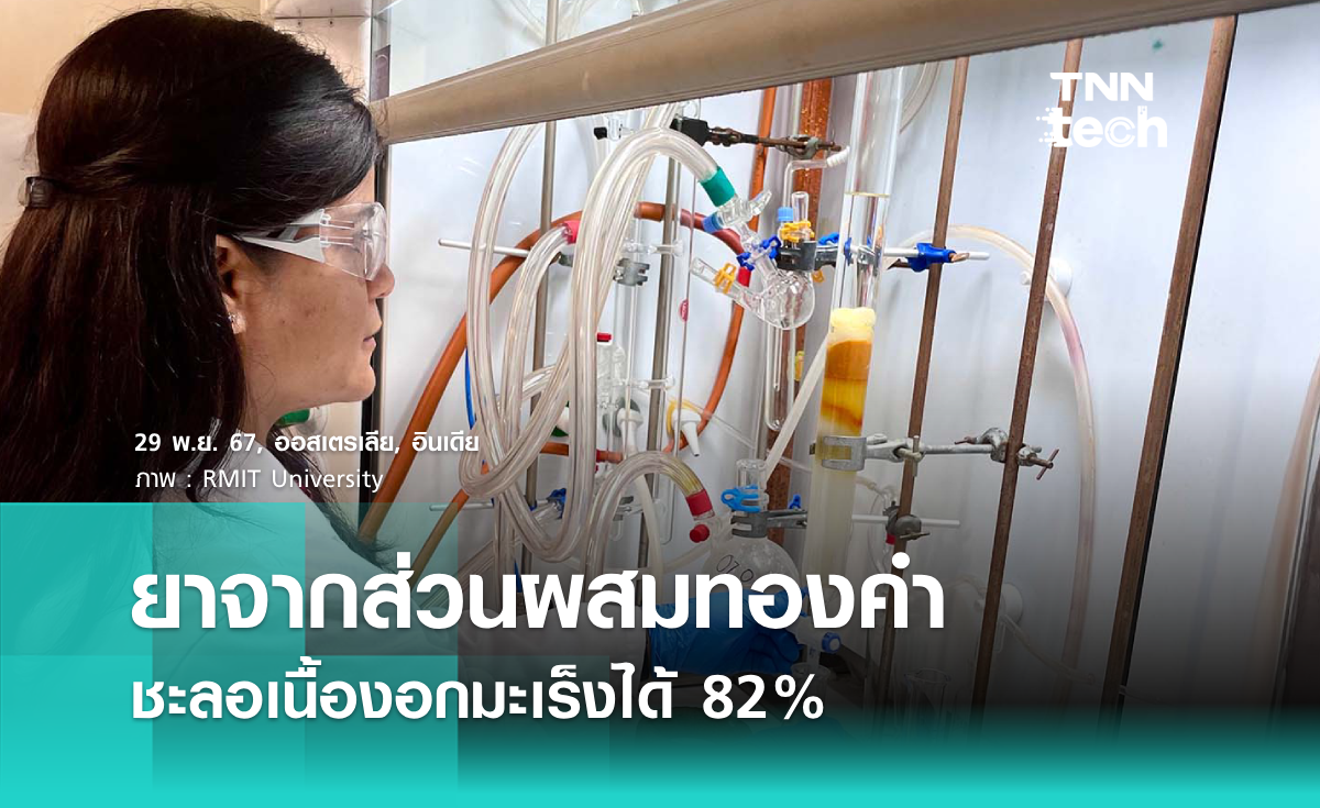 ความหวังใหม่ ยาจากส่วนผสมทองคำ ชะลอเนื้องอกมะเร็งได้ 82%