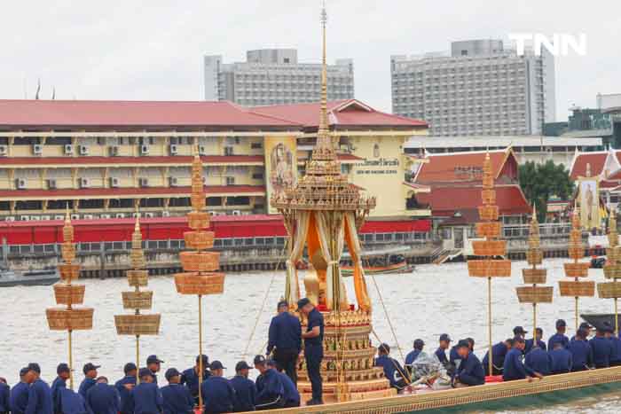 กองทัพเรือเตรียมความพร้อม ผูกทุ่นประกอบกาพย์เห่เรือเฉลิมพระเกียรติในหลวง