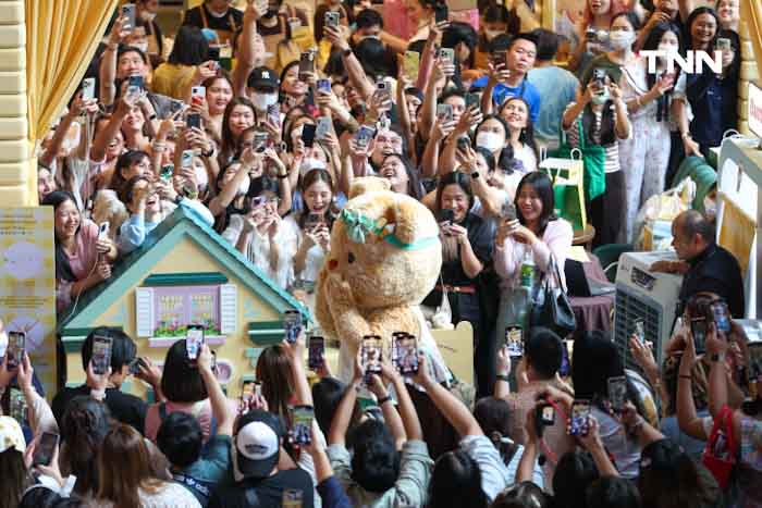 แฟนคลับแน่นห้างแทบแตก “หมีเนย” มาสคอตสุดฮอตสัญชาติไทย