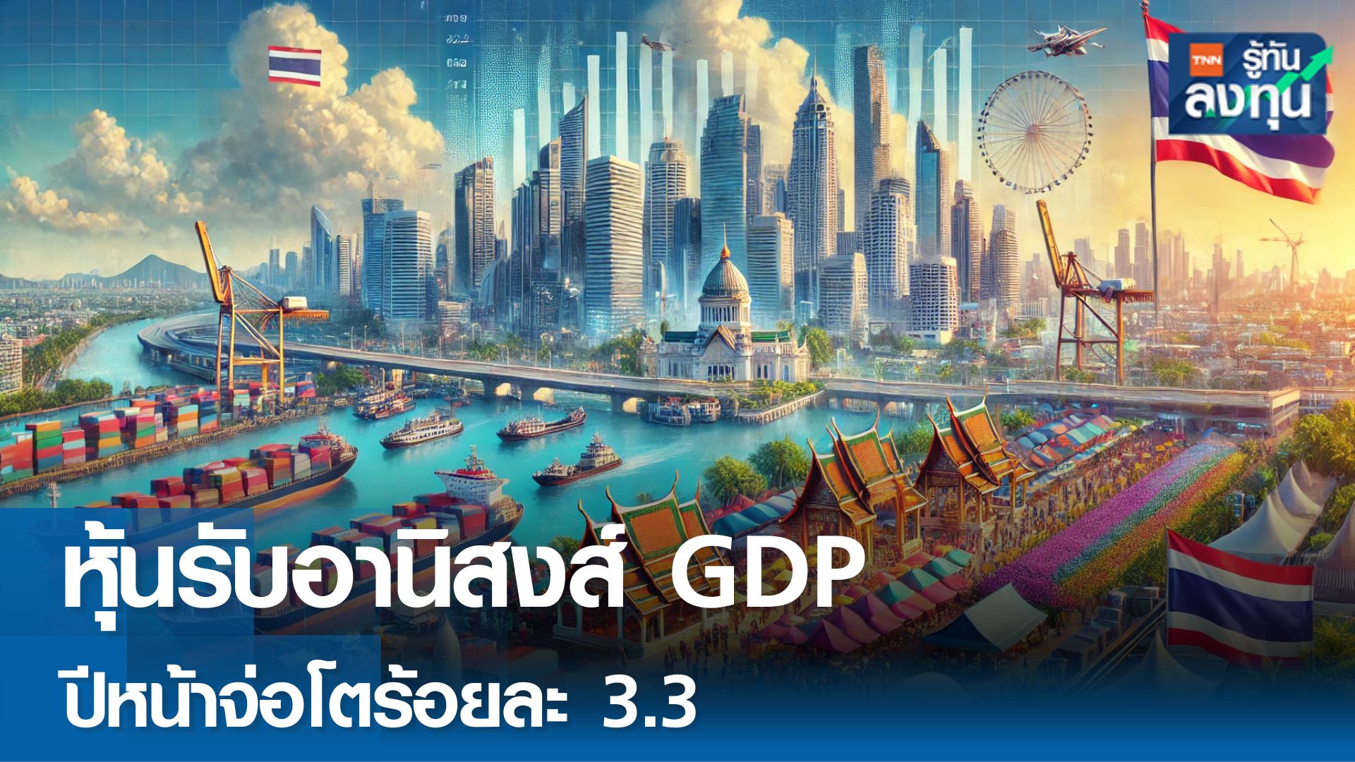 หุ้นรับอานิสงส์ GDP ปีหน้าจ่อโตร้อยละ 3.3