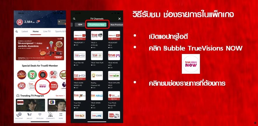 แพ็กเกจ TrueVisions NOW สมัครง่าย เลือกดูได้ทันทีบนทรูไอดี