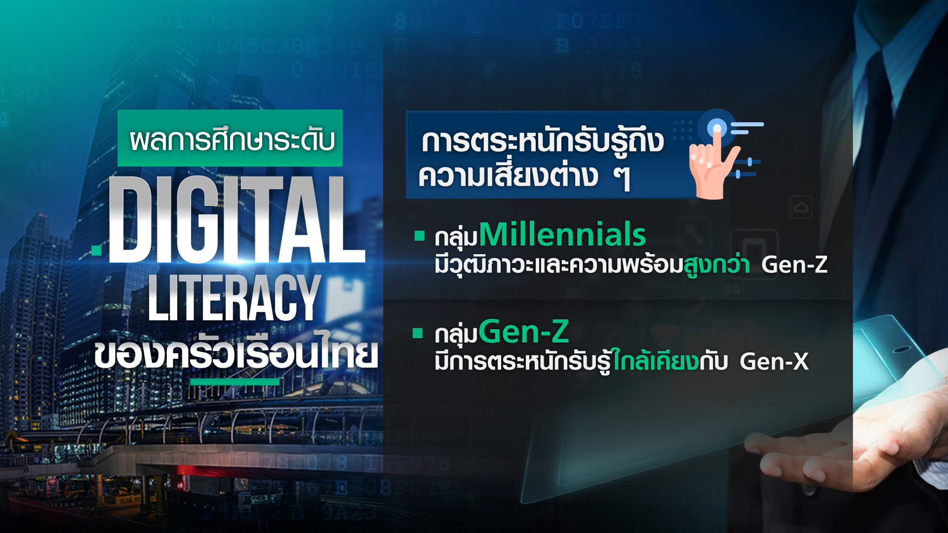 ครัวเรือนไทย มีทักษะความรู้ด้านดิจิทัล พร้อมแค่ไหน?