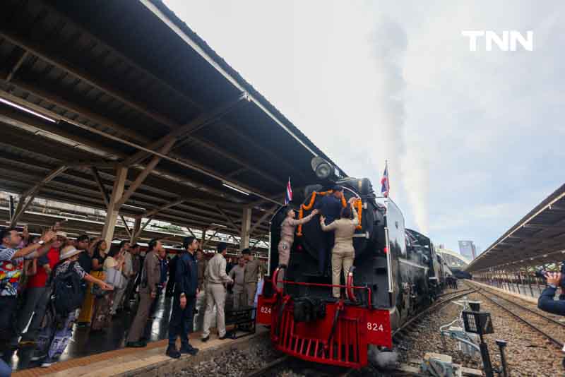 ขบวนรถจักรไอน้ำประวัติศาสตร์ เที่ยวชมกรุงเก่า “อยุธยา” เนื่องในวันปิยมหาราช