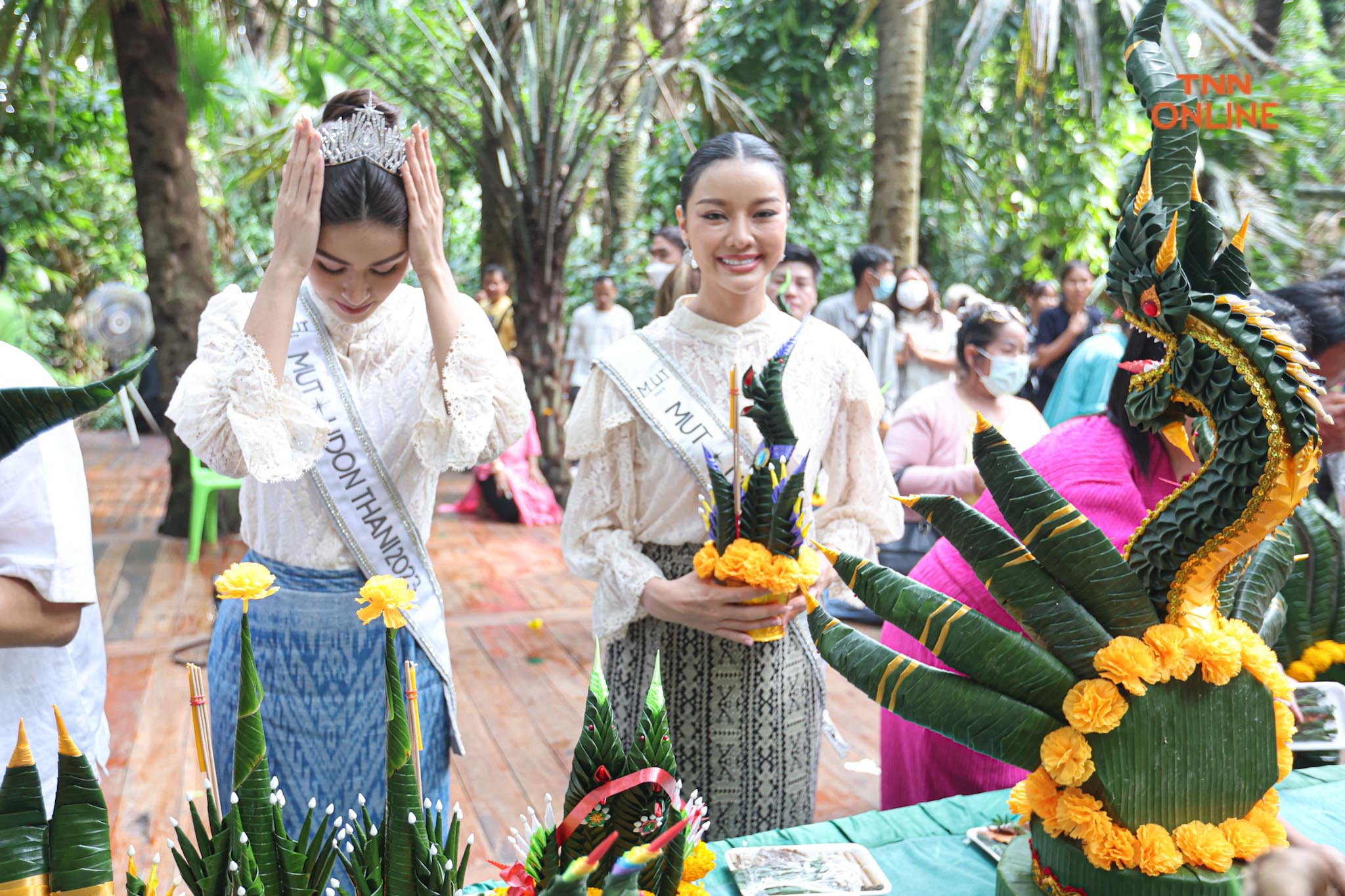 เที่ยวคำชะโนดกับ MUT อุดรฯ ซาร่า-มิ้ว สักการะสิ่งศักดิ์สิทธิ์หลังรับตำแหน่ง