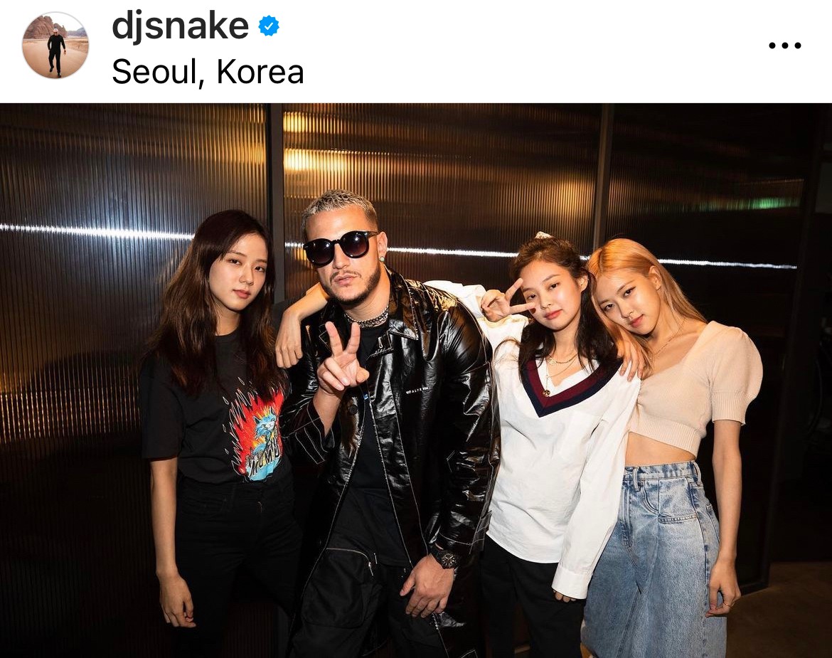 ซัพพอร์ตลูกสาว! DJ SNAKE ร่วมชมคอนเสิร์ต BLACKPINK ที่ประเทศไทย