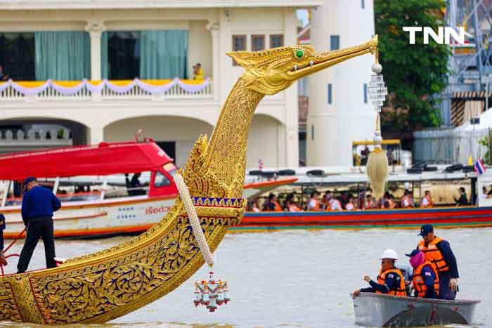 กองทัพเรือเตรียมความพร้อม ผูกทุ่นประกอบกาพย์เห่เรือเฉลิมพระเกียรติในหลวง