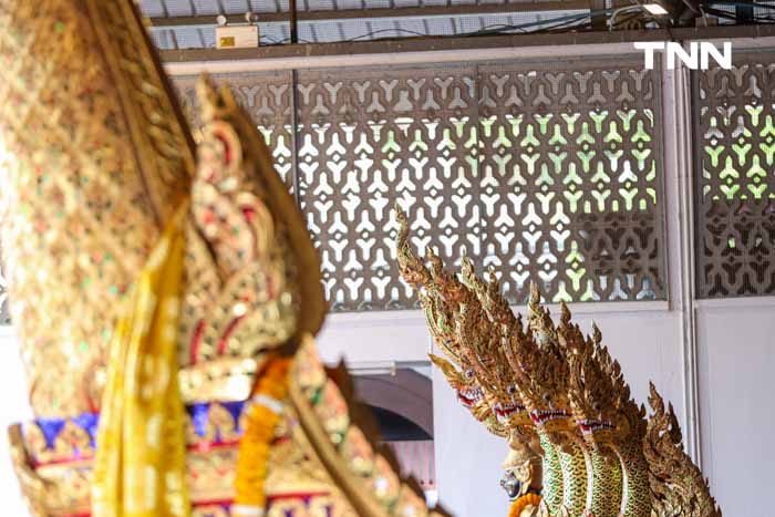 กองทัพเรือจัดพิธีบวงสรวง เรือพระราชพิธี ในพระราชพิธีทรงบำเพ็ญพระราชกุศลถวายผ้าพระกฐินโดยขบวนพยุหยาตราทางชลมารค