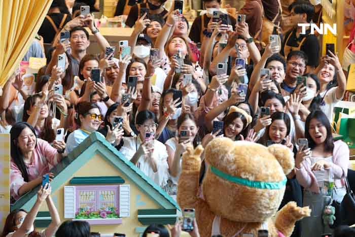 แฟนคลับแน่นห้างแทบแตก “หมีเนย” มาสคอตสุดฮอตสัญชาติไทย