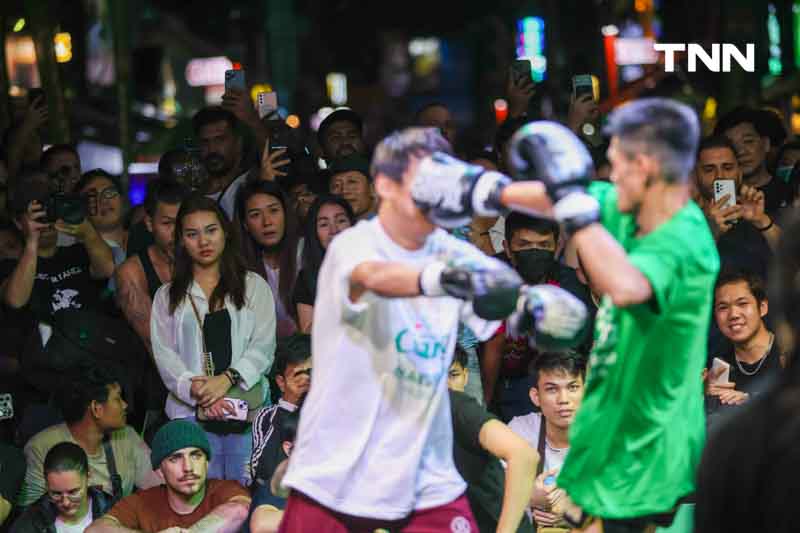 เวทีต่อสู้แห่งมิตรภาพ ครั้งแรก “ช้างไนท์ไฟต์คลับ” บนถนนข้าวสาร