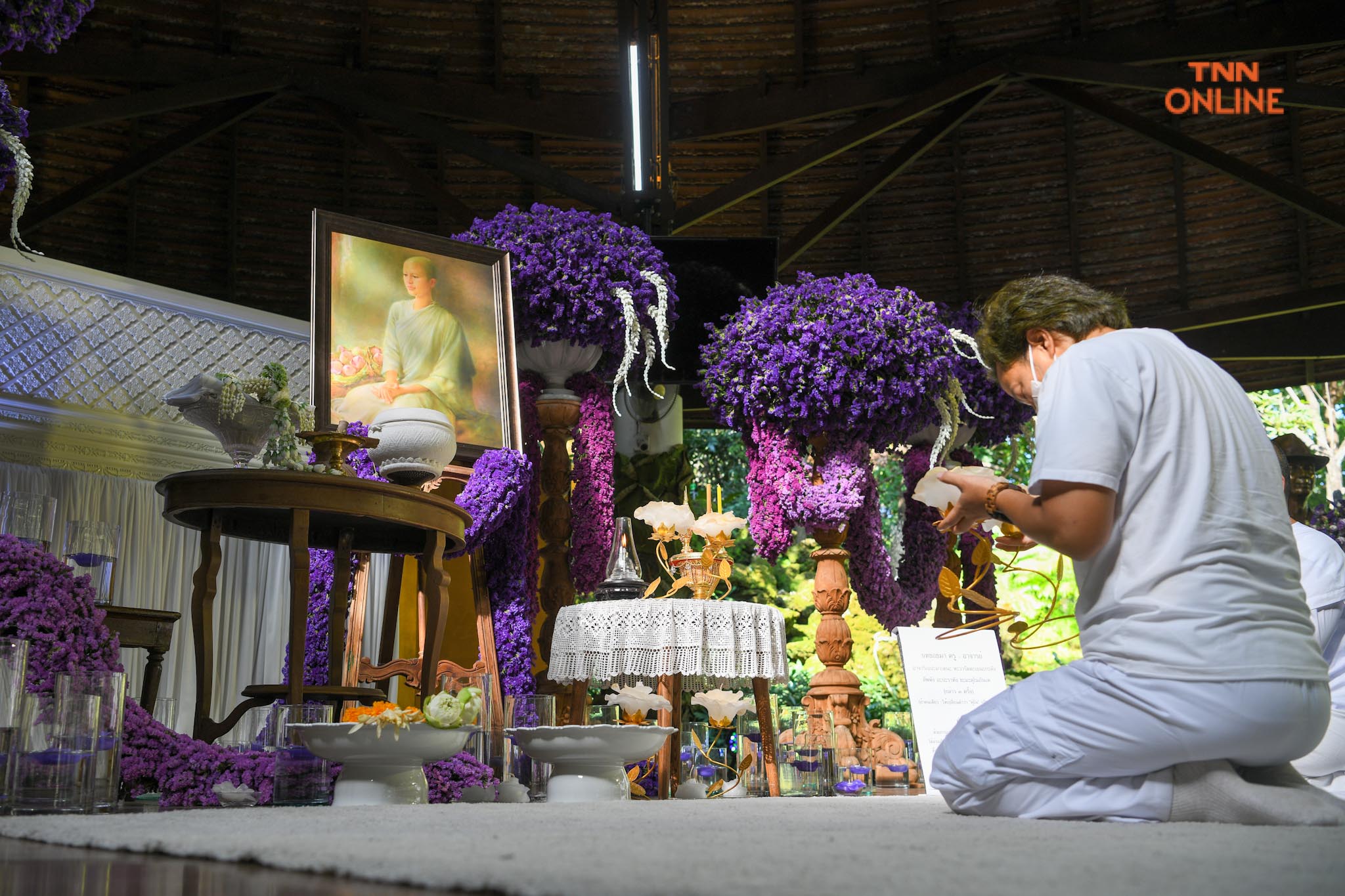 ประมวลภาพ เสถียรธรรมสถาน เปิดให้ประชาชนเข้าเคารพกายสังขาร แม่ชีศันสนีย์ จนถึงสิ้นปี 65