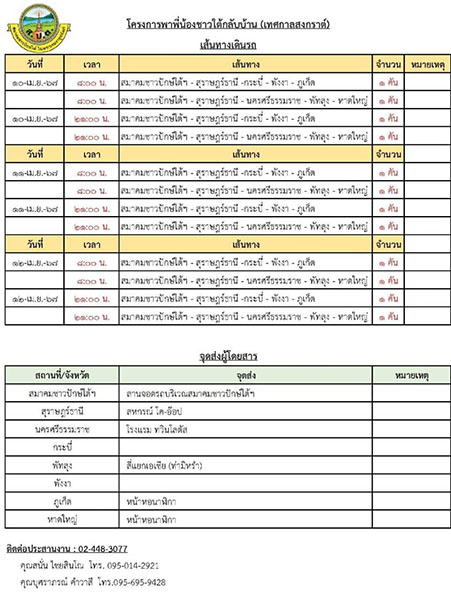 รวมจุดขึ้นรถ ‘กลับบ้านสงกรานต์ฟรี’ ลงทะเบียนที่ไหน เช็กเลย! 