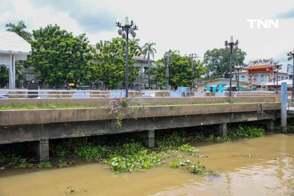 นนทบุรีเสริมกระสอบทราย 130,000 ใบ เตรียมรับมือน้ำเหนือล้นแนวกั้นริมเจ้าพระยา