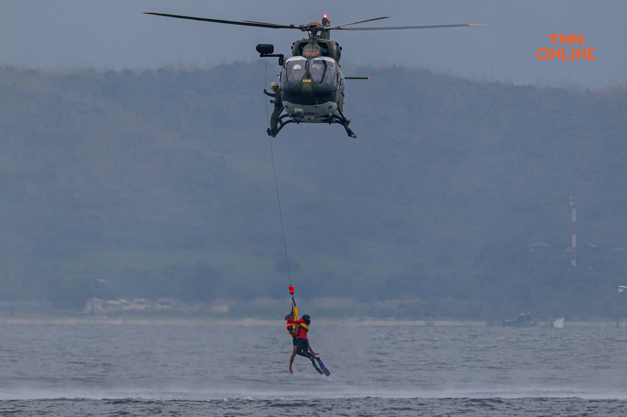 ทดสอบขีดความสามารถ “เรือหลวงช้าง” ลำเลียงกำลังพลและช่วยผู้ประสบภัยทางทะเล  