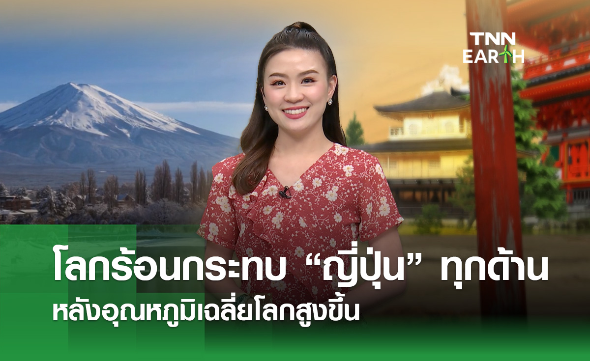 โลกร้อนกระทบ “ญี่ปุ่น” ทุกด้าน หลังอุณหภูมิเฉลี่ยโลกสูงขึ้น