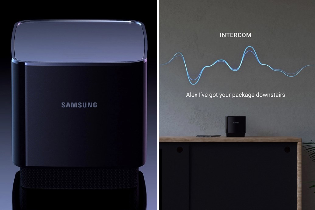 Samsung Smart Prism อุปกรณ์ฉายภาพติดลำโพงสำหรับบ้านอัจฉริยะ