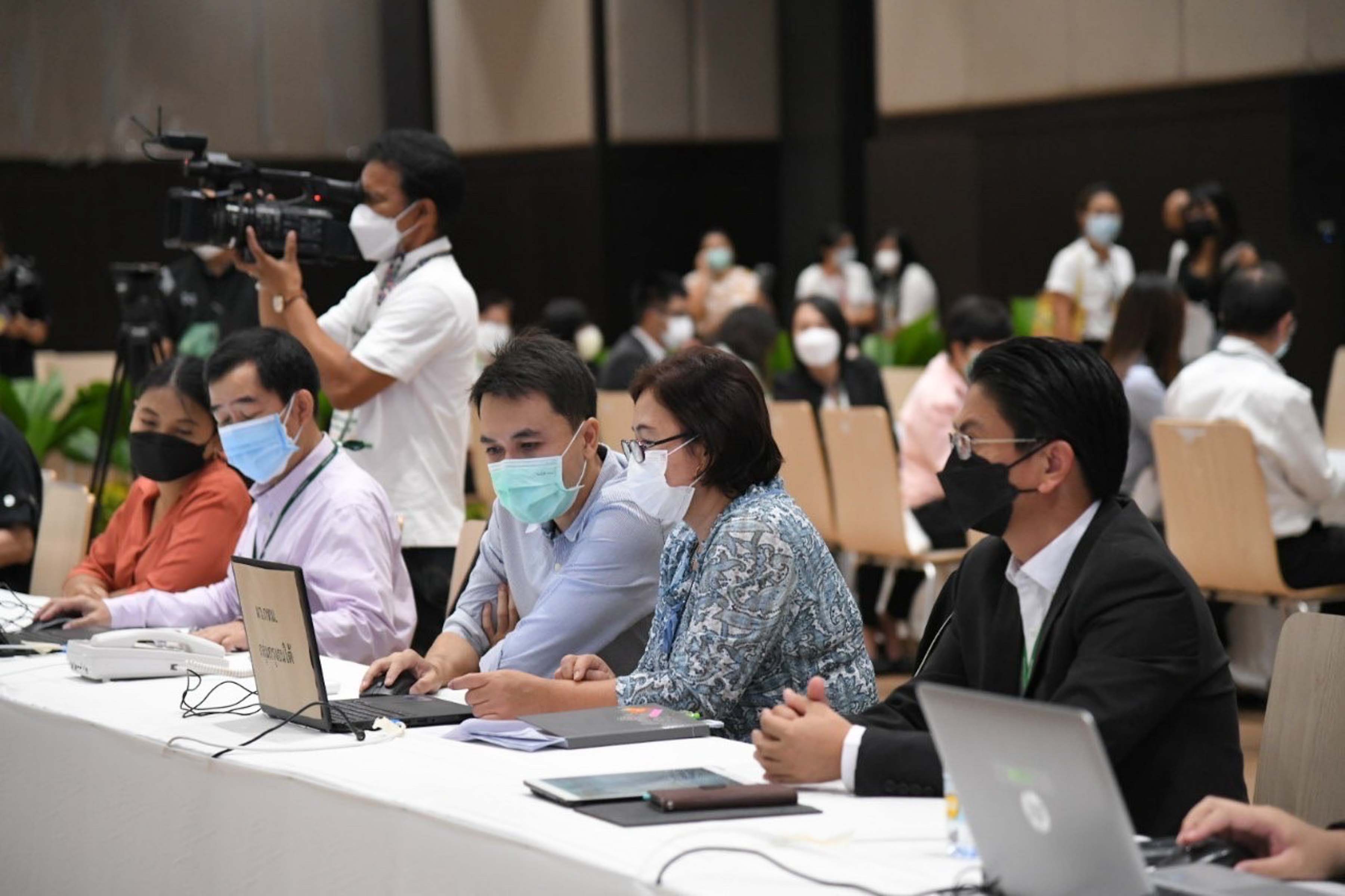 ประมวลภาพ กทม.เตรียมพร้อม ทดสอบระบบประมวลผลคะแนนสำหรับเลือกตั้งผู้ว่าฯ ส.ก.