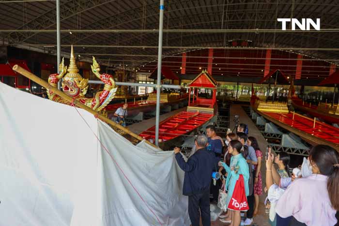 ทัพเรือ เปิดให้ ปชช. เข้าชมเรือพระราชพิธี เตรียมพร้อมขบวนพยุหยาตราทางชลมารค